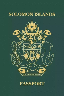 所罗门群岛护照封面